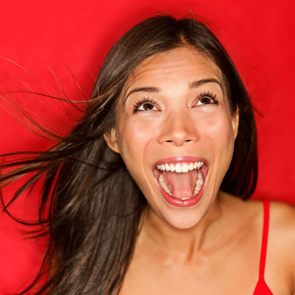 Ecstatic Woman in Business